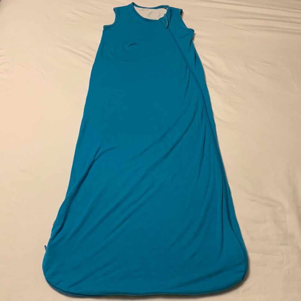 Kyte Baby sleeveless 2-way zipper sleep bag in Lagoon 0.5 Tog 18-36 months